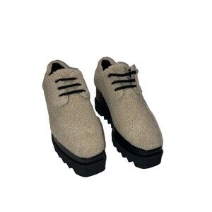 Stella McCartney Sherpa Elyse Derbys wedge platform Sneakers Size EU 40/US 9.5